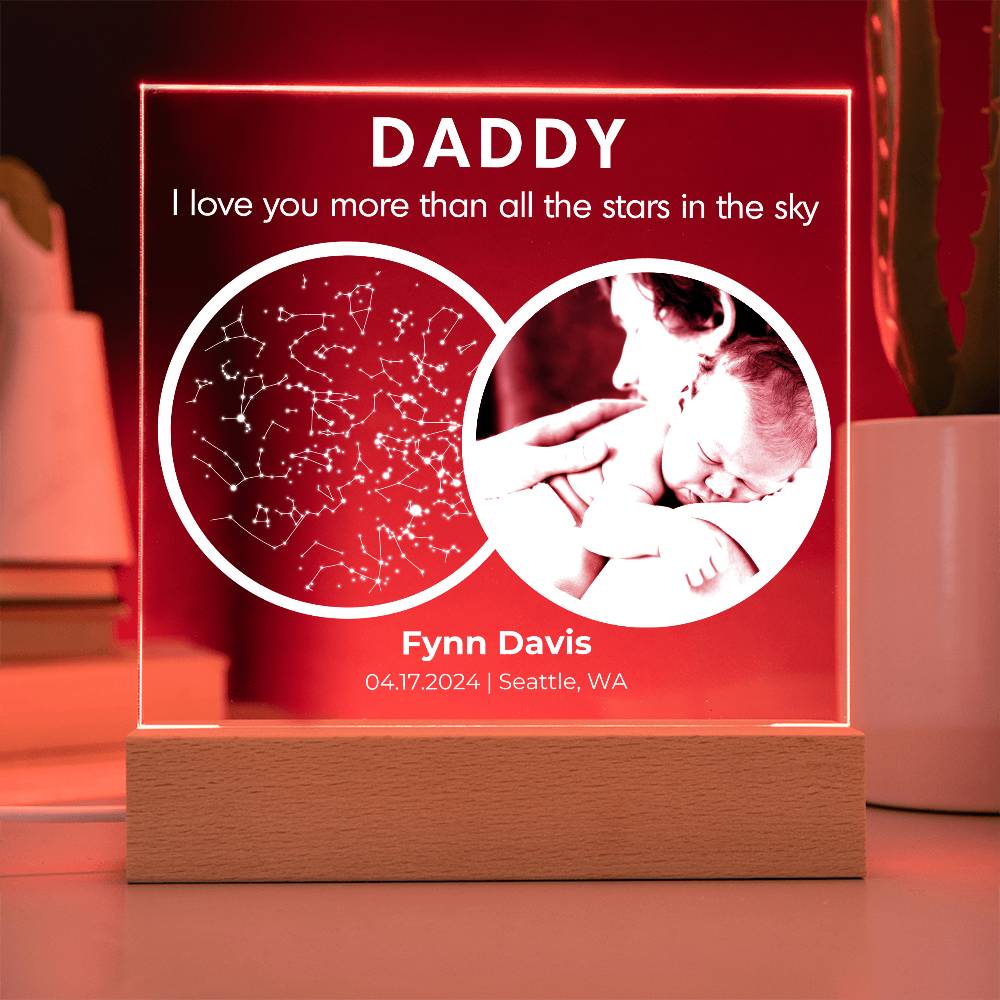 New Dad Gift From Wife, Daughter, Son | First Time Dad, First Fathers Day Gift From Baby, New Dad Christmas Gift