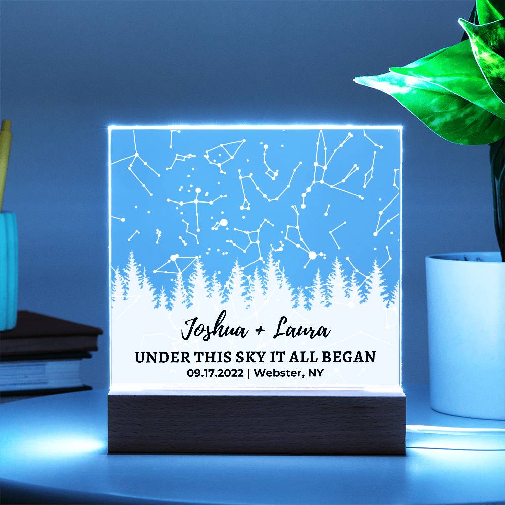 Personalized Star Map for Couple | Wedding Gift for Couple,  Anniversary Gift for Husband or Boyfriend Gifts