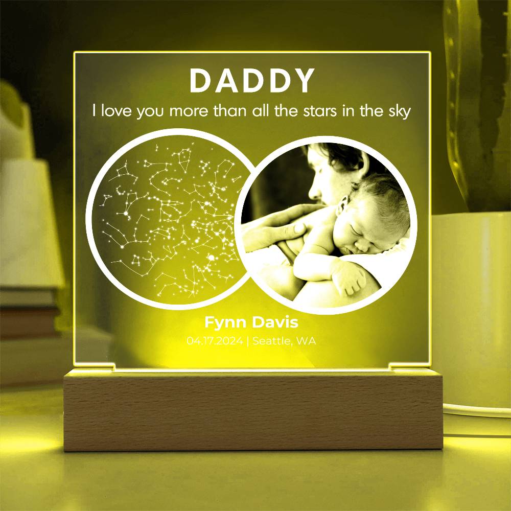 New Dad Gift From Wife, Daughter, Son | First Time Dad, First Fathers Day Gift From Baby, New Dad Christmas Gift