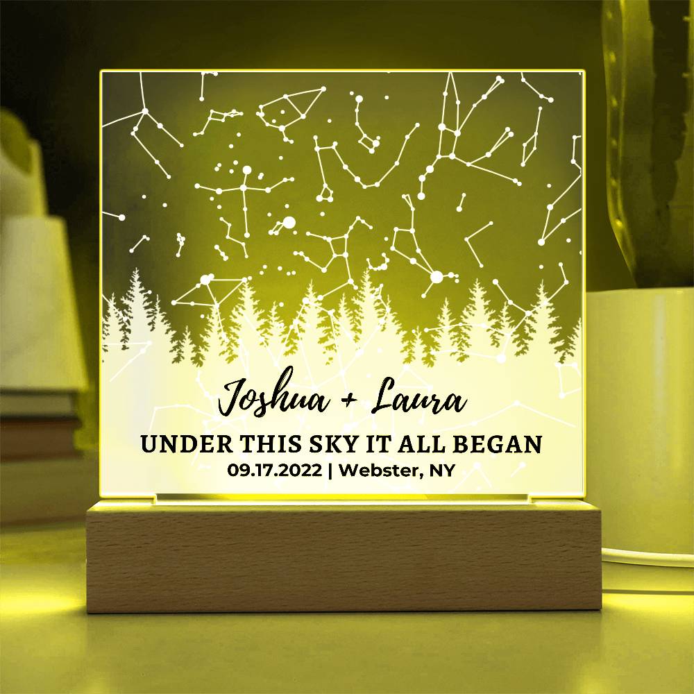 Personalized Star Map for Couple | Wedding Gift for Couple,  Anniversary Gift for Husband or Boyfriend Gifts