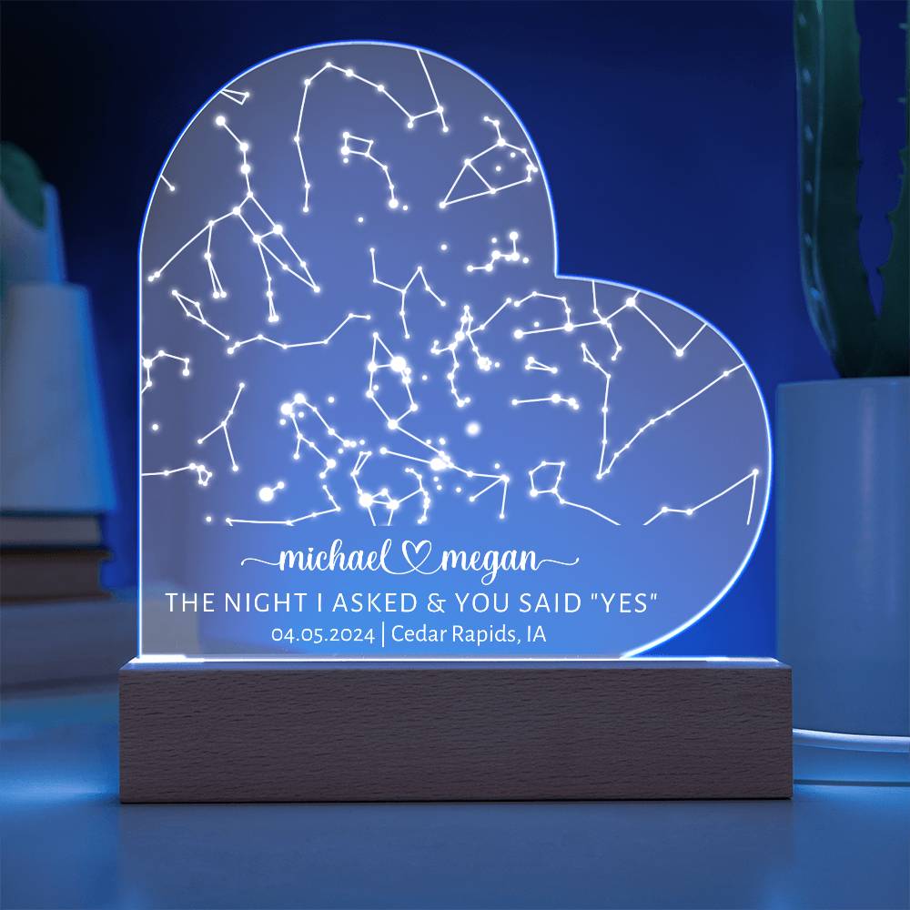 Fiance Gift For Him Her Custom Star Map By Date Personalized Anniversary Gift For Fiance Birthday Gift Engagement Gift Fiancé Christmas Gift