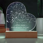 Personalized Mother Daughter Gift Custom Star Map By Date Night Light Personalised Mother Daughter Gift for Daughter