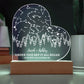 Personalized Star Map LED Light - Romantic Anniversary Gift for Nature Lovers - Custom Night Sky Wedding Keepsake - Christmas Gift for Her