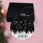 Personalized Addiction Recovery Star Map By Date Ornament