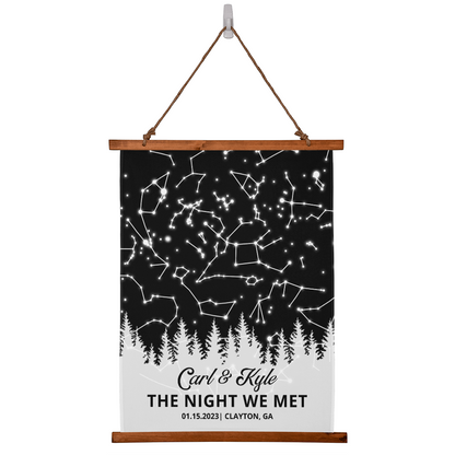 Anniversary Star Map Gift Night Sky, Special Date Anniversary Gift, Night Sky Print, Star Map Poster, Wedding Gift, Constellation Print