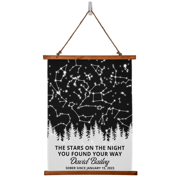 Sober Anniversary Gift Custom Star Map By Date Sober Birthday Gifts Sobriety Anniversary Gift For Women Recovery Gift For Men Him