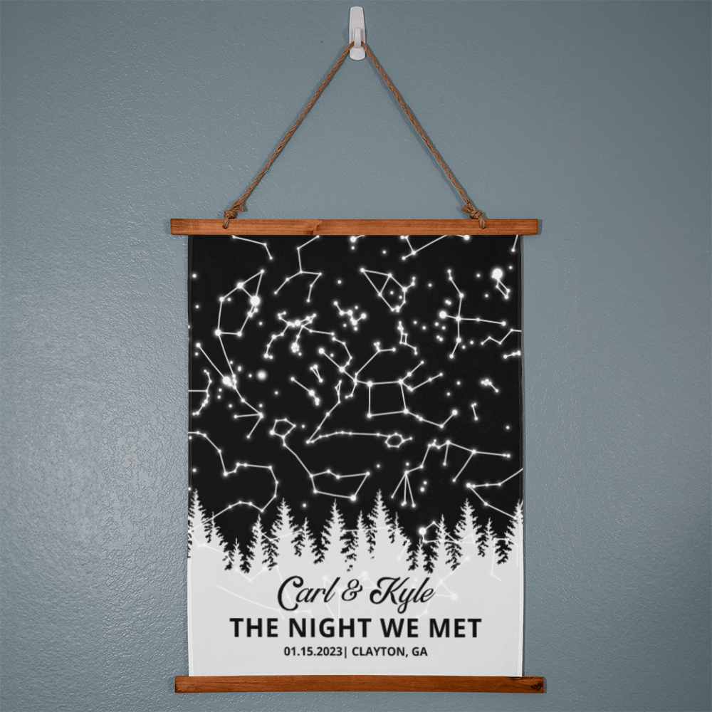 Anniversary Star Map Gift Night Sky, Special Date Anniversary Gift, Night Sky Print, Star Map Poster, Wedding Gift, Constellation Print