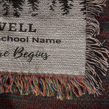 Personalized Graduation Gift Blanket