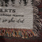 Custom Graduation Gift for Her Blanket
