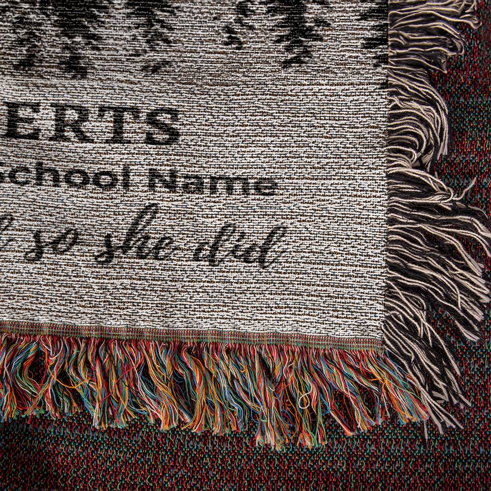 Custom Graduation Gift for Her Blanket
