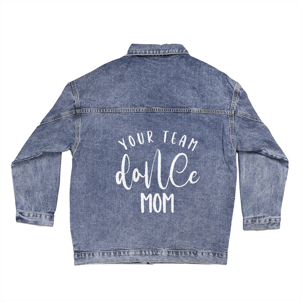 Custom Dance Mom Jean Jacket