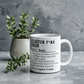 Personalized Cluster F*%k Fixer 11oz Mug |  Custom Name Definition Mug