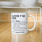 Personalized Cluster F*%k Fixer 11oz Mug |  Custom Name Definition Mug