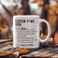 Personalized Cluster F*%k Fixer 11oz Mug |  Custom Name Definition Mug