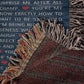 Personalized 40th Birthday or Anniversary Cotton Blanket - 40 Reasons I Love You Gift w/ Custom Text & Photos - Unique Keepsake Throw Blanket