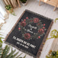 Personalized Wedding Tapestry | Custom Last Name Gift Blanket Wedding Monogram Couple Keepsake Blanket Anniversary Mr And Mrs Initials