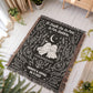 Custom Ghost Couple Personalized Wedding Blanket Spooky Halloween Tapestry Woven Ghost Gifts His & Hers Anniversary Gifts Valentine's Day