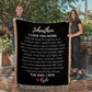 UNIQUE COTTON BLANKET For Couple Initials Second Anniversary Gift For Wife Cotton Anniversary For Girlfriend Keepsake Valentines Gift