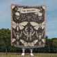 Personalized Gothic Couple Blanket - Dark Romance Anniversary Gift - Gothic Wedding Decor - Gothic Home Decor - Spooky Gift for Him/Her