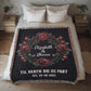 Personalized Wedding Tapestry | Custom Last Name Gift Blanket Wedding Monogram Couple Keepsake Blanket Anniversary Mr And Mrs Initials
