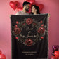 Personalized Wedding Tapestry, Personalized Last Name Gift Blanket Wedding Monogram Couple Keepsake Blanket Anniversary Mr And Mrs Initials
