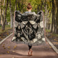 Personalized Gothic Couple Blanket - Dark Romance Anniversary Gift - Gothic Wedding Decor - Gothic Home Decor - Spooky Gift for Him/Her