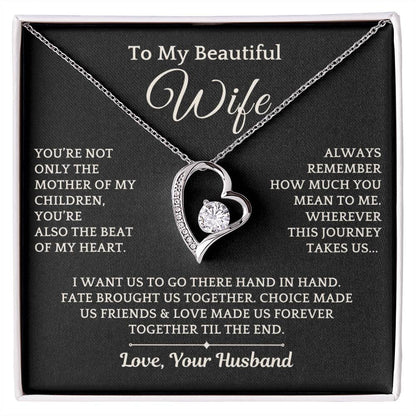 To My Wife | Beat of My Heart Necklace