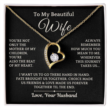 To My Wife | Beat of My Heart Necklace