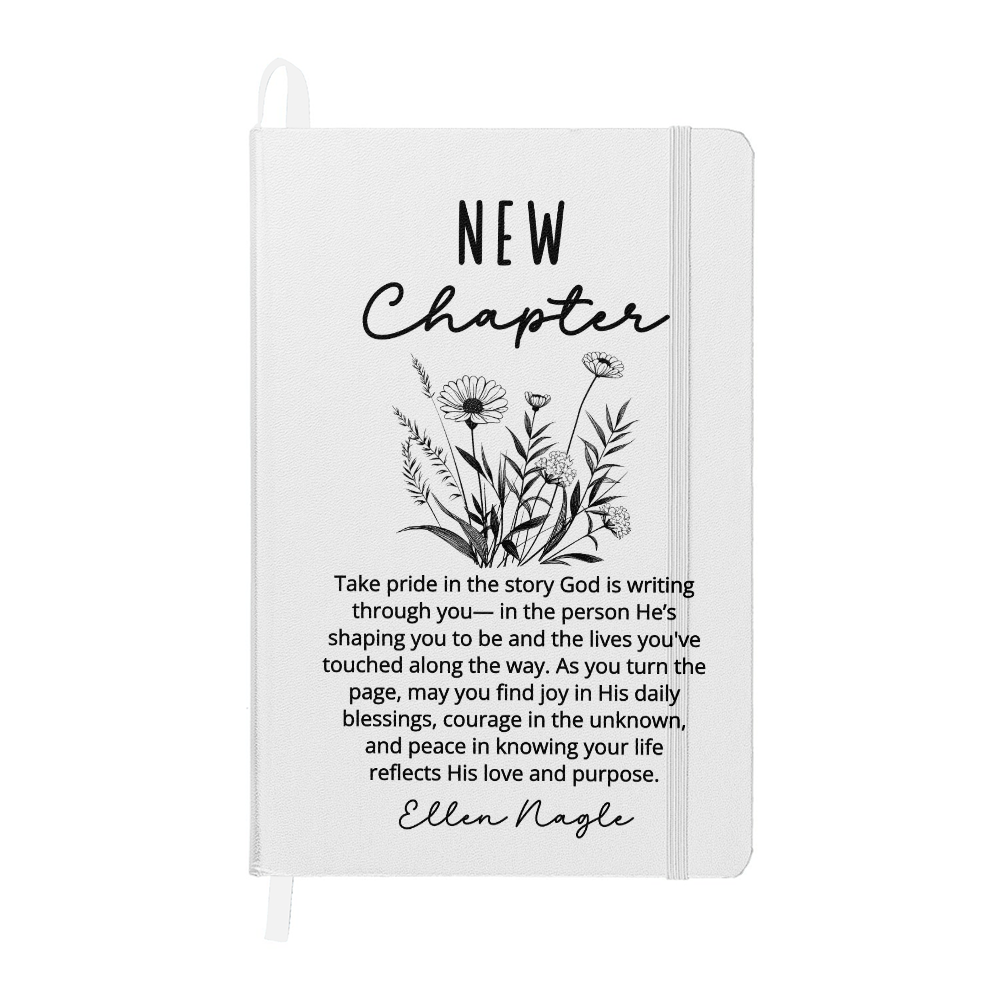 New Chapter Personalized Christian Prayer Journal | Bible Study Notebook