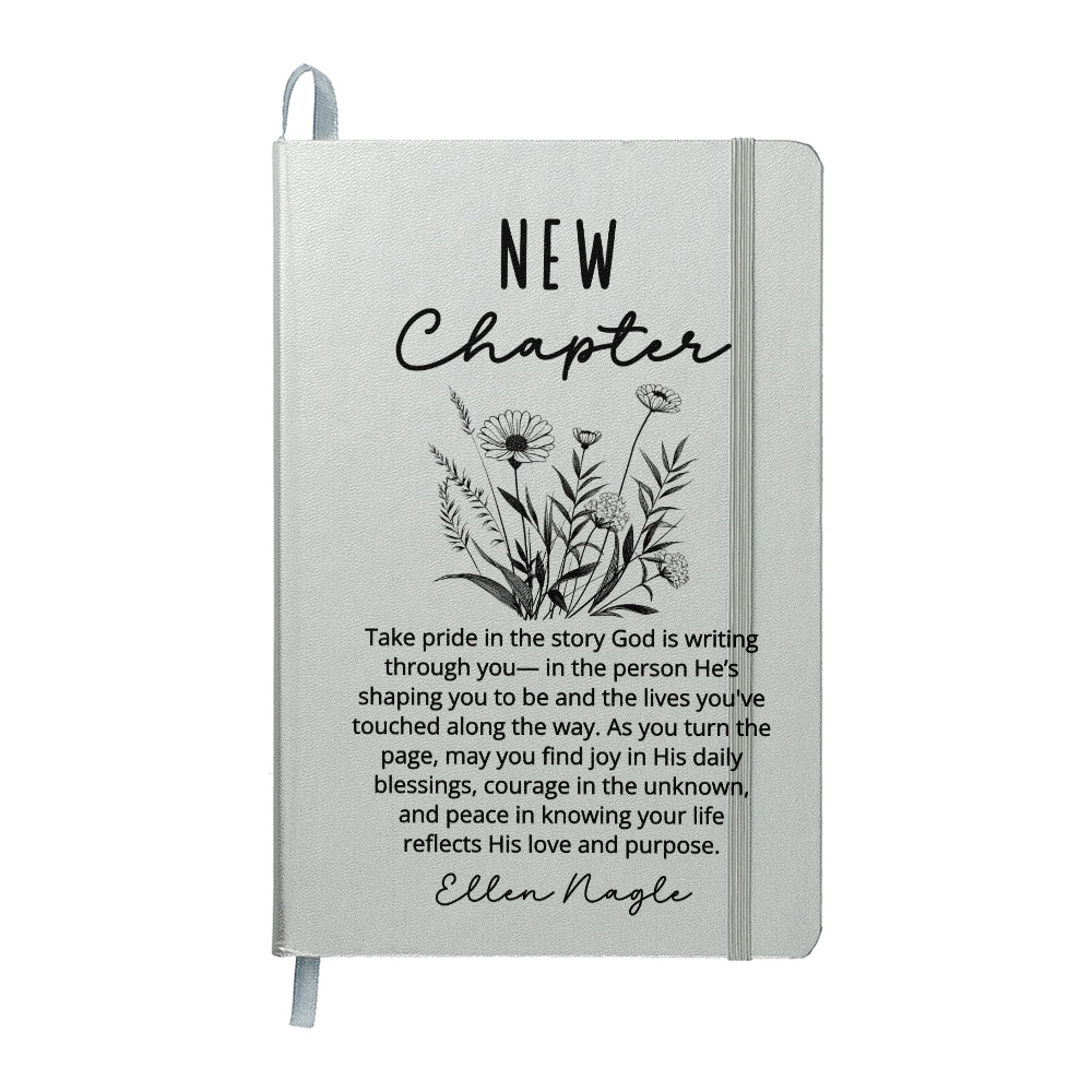 New Chapter Personalized Christian Prayer Journal | Bible Study Notebook