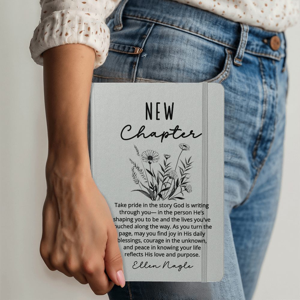 New Chapter Personalized Christian Prayer Journal | Bible Study Notebook