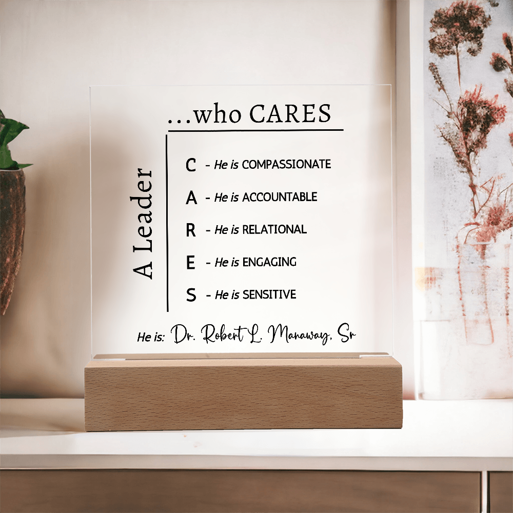 Special Order Personalized Battery Powered Plaque