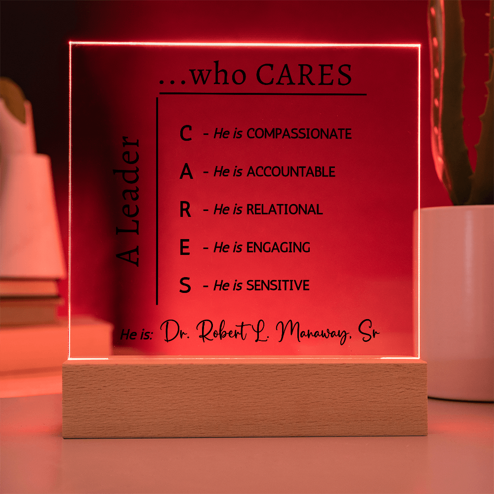 Special Order Personalized Battery Powered Plaque