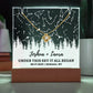 Custom Star Map By Date Personalized Anniversary Gift for Her