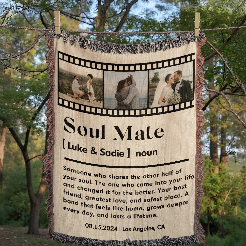 Personalized Soul Mate Definition Keepsake Gift, Valentine's Day Gift, Soulmate definition, Wedding Gift for Him or Her, Couple Definition Gift