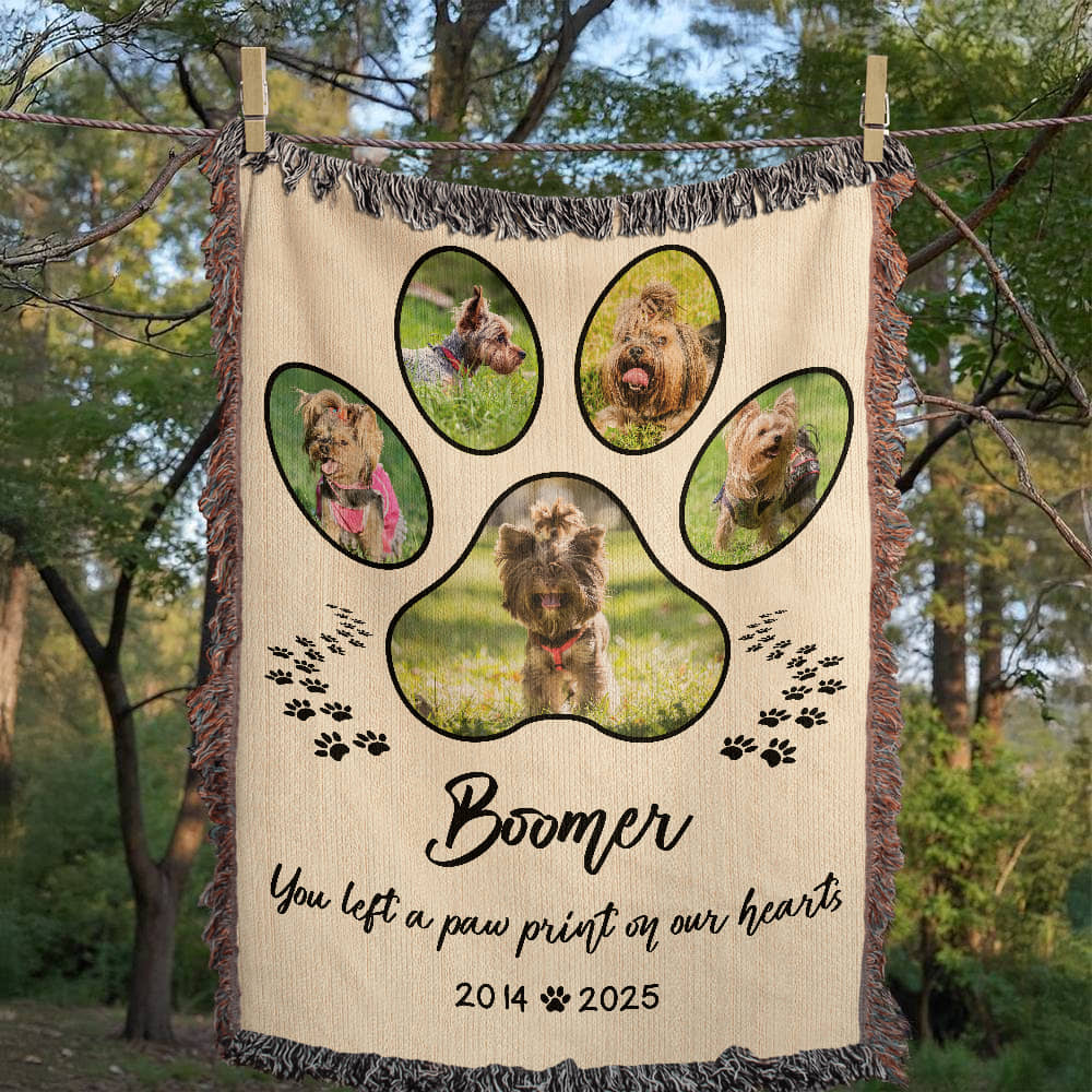 Pet Memorial Gift, Custom Pet Photo Blanket, Pet Remembrance Gift, Custom Pet Photo Gifts, Pet Memorial Frame, Gifts for Pets, Cat Dog Loss Gift