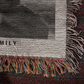 Custom Picture Collage Text Blanket, Family Photo Memorial Throw, Personalized Couple Mom Dad Grandma Daughter Birthday Christmas Keepsake