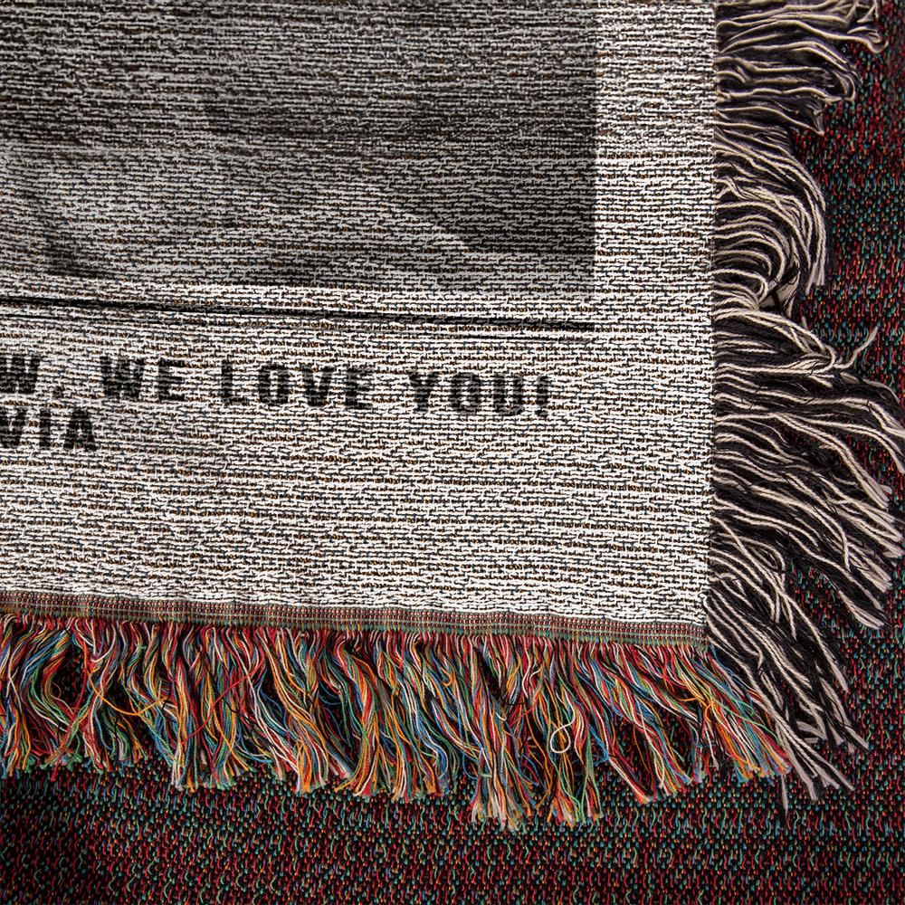 Photo Blanket Personalized Grandma Gift with Kid's Names, Gift for Nana, Gift for Grandmother Mother's Day 2025, Gift for Mother, Mom Gifts