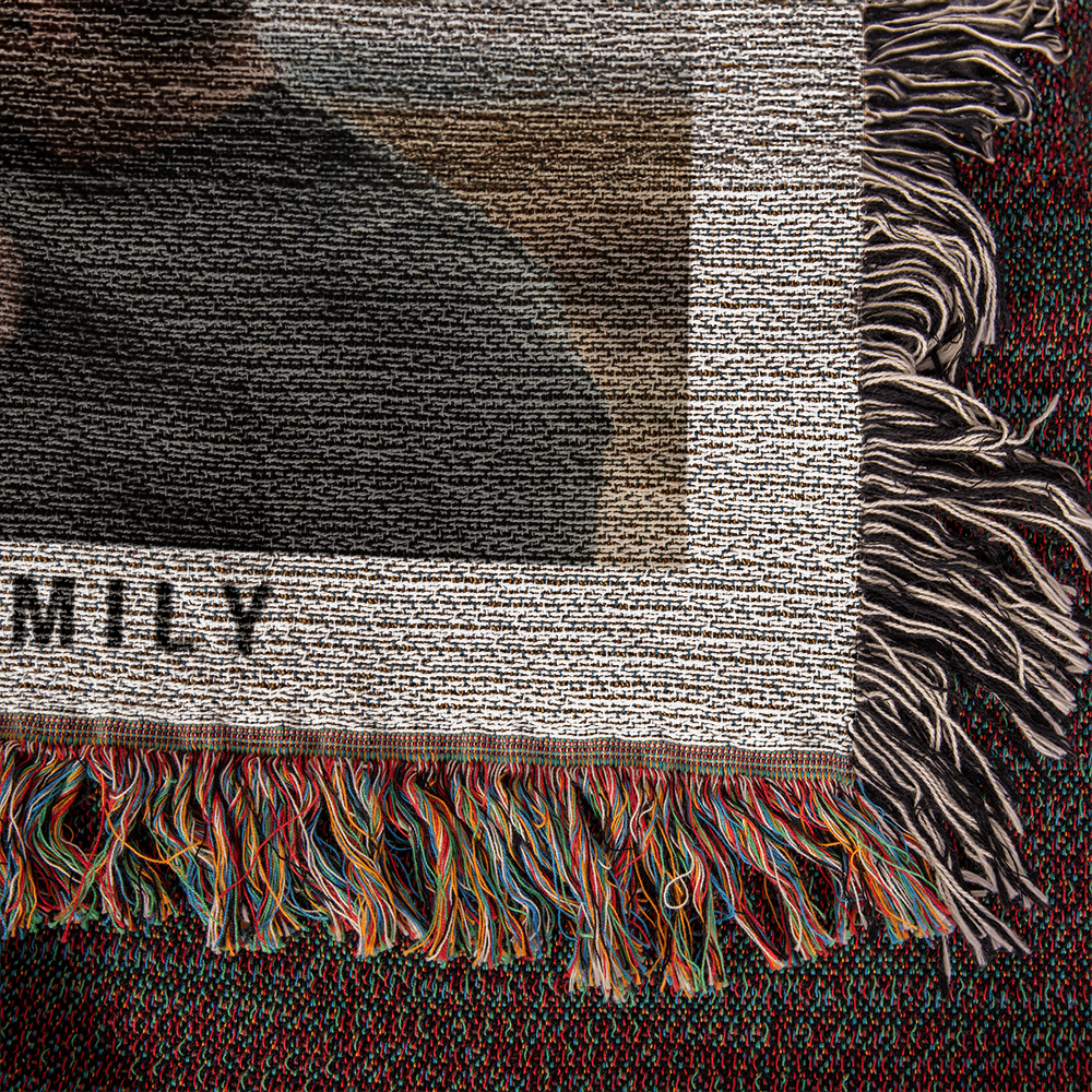 Personalised Family Photo Blanket Custom Gift for Mother's Day, Father's Day, Anniversary Birthday Gift for Him or Her Gift for Wife Husband