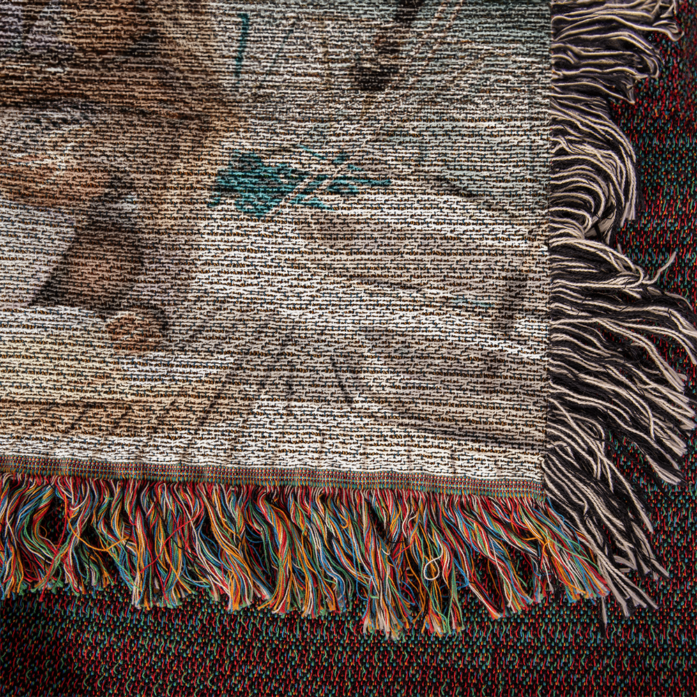 Cotton Anniversary Gift For Him Custom Photo Blanket 2 Year Anniversary Gift For Him Personalize Second Anniversary Gift For Husband Wife