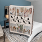 Personalized Nana or Grandma Gift Photo Blanket Birthday Gift for Grandma, Nana Gifts Mothers Day Gift, Mother's Day Gift for Nana Gift from Grandkids