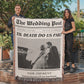 Custom Blanket Gift for Newly Weds, Gift for Newly Wedded Couple, Unique Wedding Gifts, Personalized Decor Gift Birthday Gift for Her or Him
