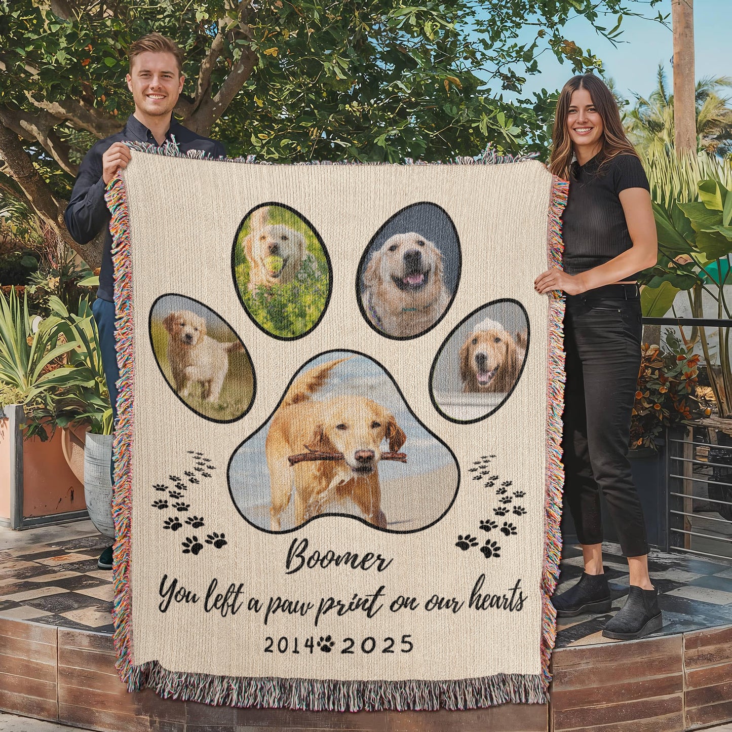 Pet Memorial Gift, Custom Pet Photo Blanket, Pet Remembrance Gift, Custom Pet Photo Gifts, Pet Memorial Frame, Gifts for Pets, Cat Dog Loss Gift