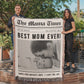 Personalized Photo Blanket New Mother Gift First Mothers Day Gift for Mom, Wife, Daughter, Friend Baby to Mom Gift Mum Gift Baby Shower Gift