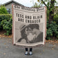 Custom Engagement Gift Personalized Blanket,Couples' Gift for her him, Engagement Gift for Couple Engaged Gifts Bridal Shower Gift