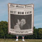 Photo Blanket Personalized Gift for Mom from Son, Mom Gift from Kids Appreciation Gift for Daughter In Law Mothers Day Gift Mother's Day Gift