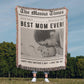 Personalized Photo Blanket New Mother Gift First Mothers Day Gift for Mom, Wife, Daughter, Friend Baby to Mom Gift Mum Gift Baby Shower Gift
