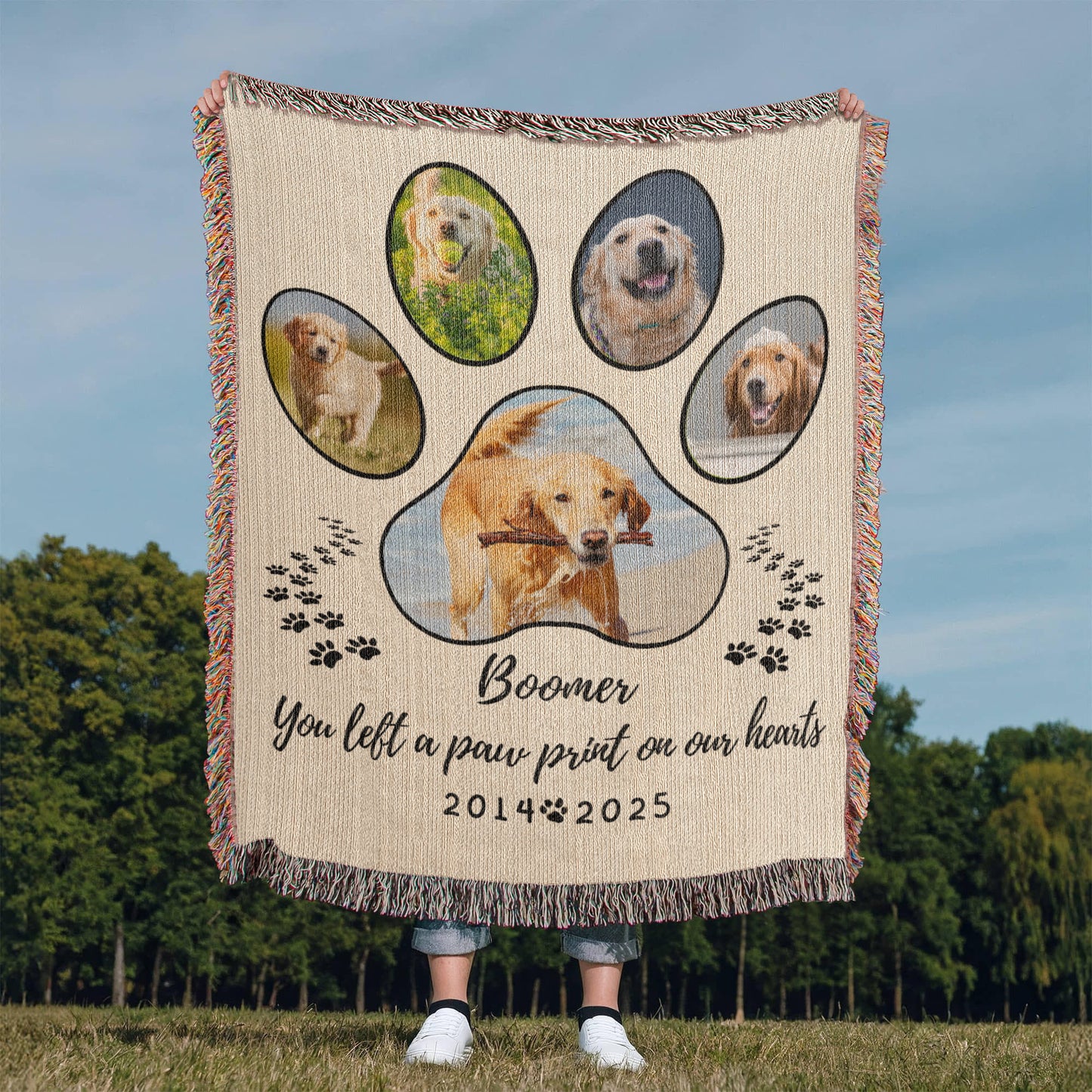 Pet Memorial Gift, Custom Pet Photo Blanket, Pet Remembrance Gift, Custom Pet Photo Gifts, Pet Memorial Frame, Gifts for Pets, Cat Dog Loss Gift