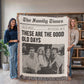 Personalized Family Photo Blanket – Custom Gift for Mother's Day, Father's Day, Anniversary Birthday Gift for Him or Her