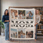 Personalized Photo Blanket - Mother Gifts - Gift for Mom - Mom Gift from Daughter - Mother's Day Gift - Best Mom - Mom Christmas Gift